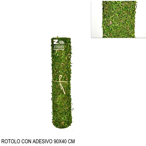 Rotolo muschio con - muschio, adesivo