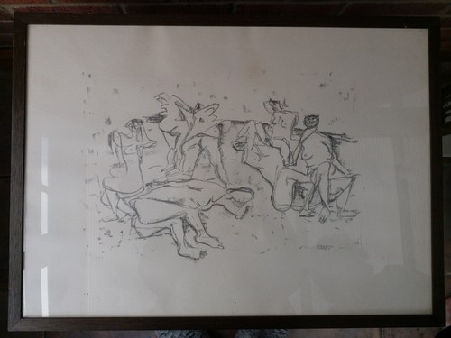 Litografia fausto pirandello - litografia,