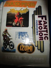 7 AUTOCOLLANTS MOTO HONDA