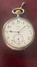 Pocket Watch Zenith Oversize Extremely Rare Original Dial