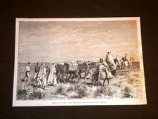 Carovana e Strada di Oued el-Hammam nel 1889 Algeria