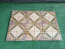 VECCHIE MATTONELLE IN GRANIGLIA DECORATE