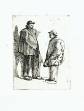 Acquaforte Originale Incontro Nunzio Gulino cm 25 x 35