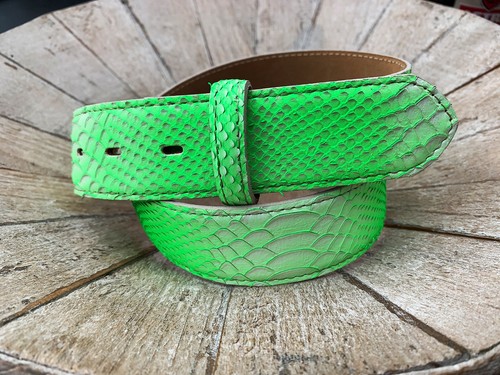 Cintura pelle neon snake - cintura, "neon