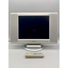 SHARP LC-15AV4U 15" 4:3 LCD TV RGB/S-VIDEO/RCA (RETRO GAMING) w/ Remote