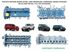 testa motore testata Dodge Nitro Jeep Wrangler Cherokee Gand Voyager VM 2.8 crd