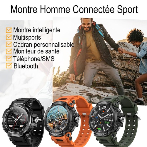 Montre connectée homme - connectée,
