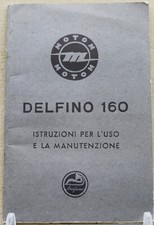 libretto uso manutenzione moto d'epoca motom delfino 160 omaggio legend bike