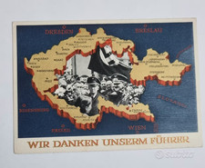 busta -lettera  con timbri NAZISTI  HITLER - ANNI 30 PROPAGANDA 14.GENNAIO. 1939