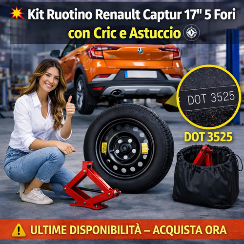 Ruotino scorta renault - di, 17"