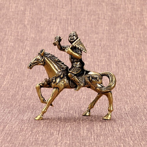 Solid brass horse - solid, monkey