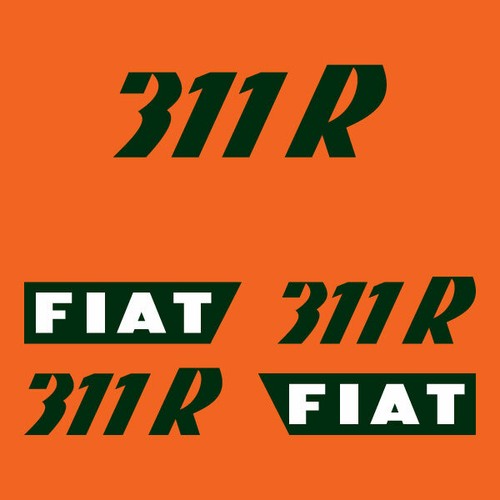 Fiat 311 adesivi - fiat,
