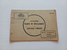 Parilla 125 mod. 1957 VARIANTI catalogo ricambi originale