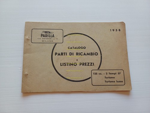 Parilla 125 mod 1957 varianti - parilla,