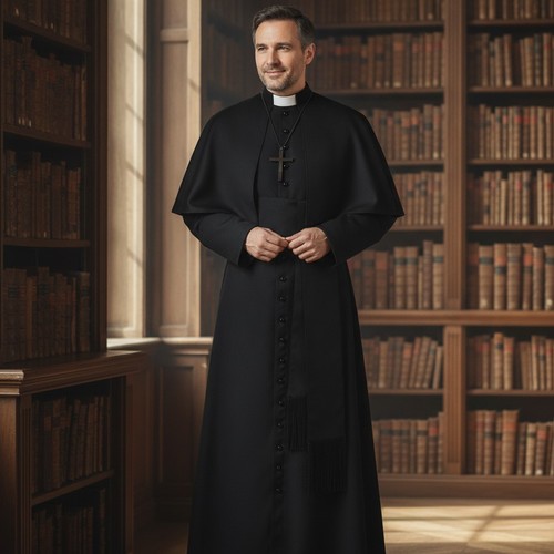 Accappatoio sacerdote - accappatoio,