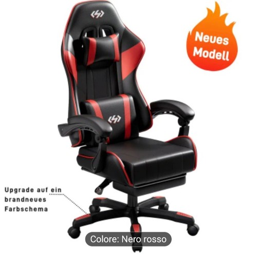 Sedia gaming poltrona ufficio - sedia,