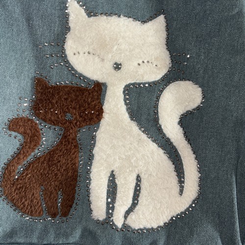 Borsa tote gatto tela borsetta