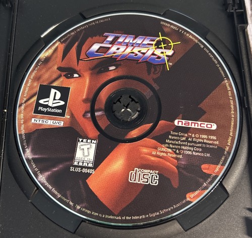 Time crisis ps1 solo disco - ps1,