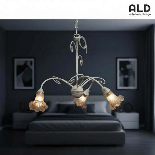 Lampadario shabby ferro - lampadario,