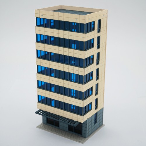 Outland models railway - railway, colored