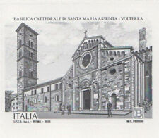 ITALIA 2020 BASILICA VOLTERRA FRANCOBOLLO CALCOGRAFICO ADESIVO CONG. VATICANO