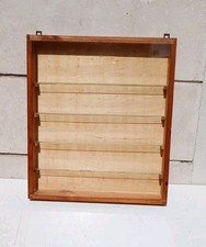 Bacheca legno vetrinetta artigianale oggetti esposizione casa collezioni 61x51x6