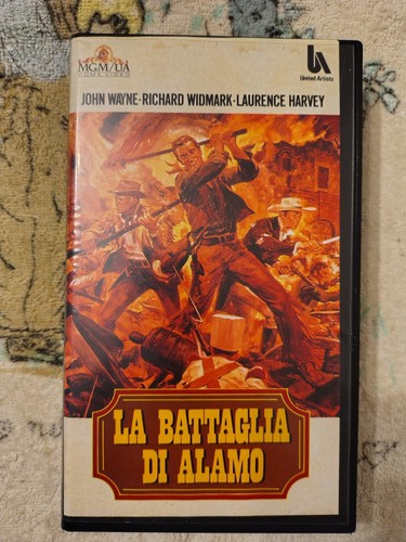 Vhs battaglia alamo john - la,