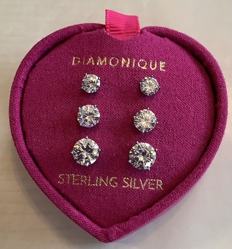 Orecchini perno diamonique - a,