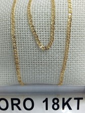 Collana in oro giallo 750 18