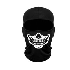 Passamontagna sottocasco teschio skull per moto balaclava microfibra bike bici