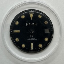 Helsa Vintage Diver Black Dial