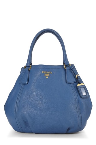 Prada blue vitello daino - prada,