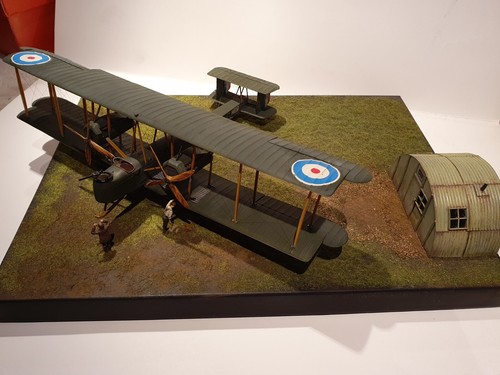 Diorama wwi vickers vimy - wwi, scala