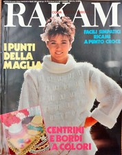 RAKAM - RICAMI A PUNTO CROCE - CENTRINI E BORDI A COLORI - SETTEMBRE 1994.