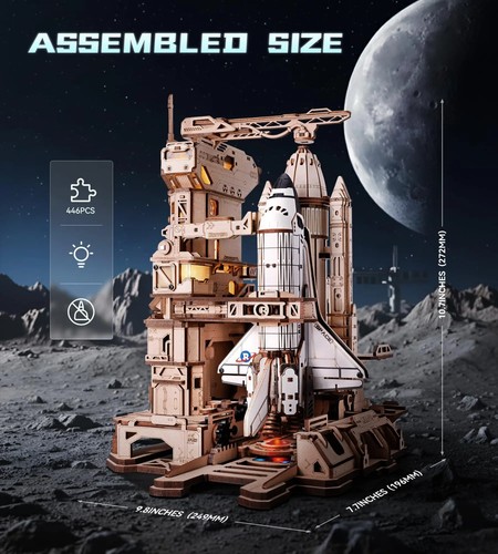 Robotime space shuttle puzzle - robotime,