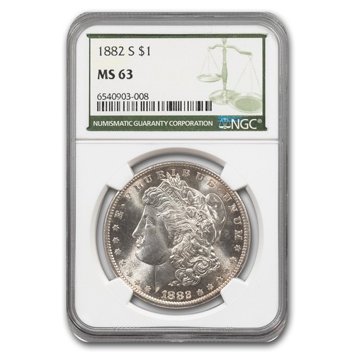 1882 morgan dollar - dollar, ngc