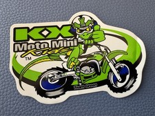 KAWASAKI Moto Mini Bike Gare Moto Racing RARO Adesivo Lucido Chevy Bambini