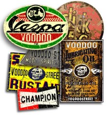 Rat Look Vespa Adesivo