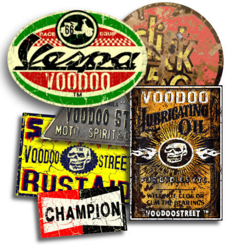 Rat look vespa adesivo - rat,
