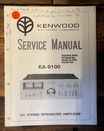 Kenwood 9100 amplificatore - kenwood,