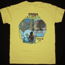YES Band GOING FOR THE ONE TOUR Heavy Cotton Yellow All Size Shirt CS407