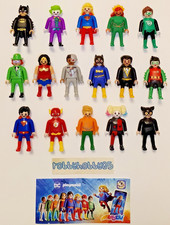 SERIE COMPLETA DC PLAYMOBIL (VC291 - VC306) + 16 BPZ KINDER ITALIA 2025/2026