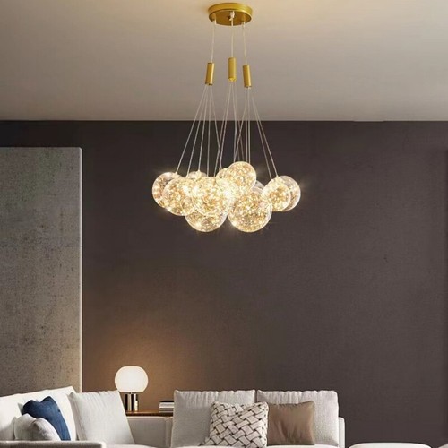 Lampadario sospensione vetro - lampadario,