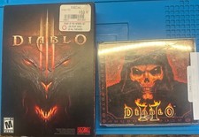 Diablo 2 PC 4 dsc set + diDiablo 3 PC big box set - chiave CD inclusa, oggetti da collezione