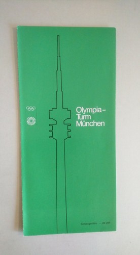 1972 depliant torre - , olimpica