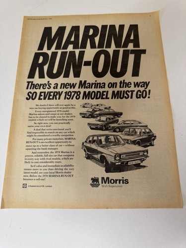 Original vintage 1978 - 1978, morris
