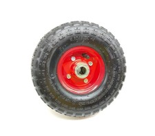 RUOTA IN GOMMA PER CARIOLA CARRELLO CON CUSCINETTO 300 LB 136 KG 4.10 /3.50 - 4