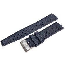 Cinturino stile tropic nero Silicone gomma Sub Diver Vintage 19 21 mm