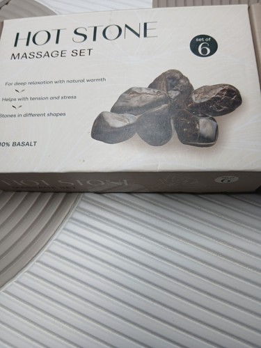 Set pietre massaggio - 6, hot