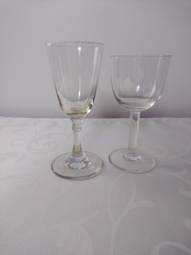 Two antique victorian drinking - two,